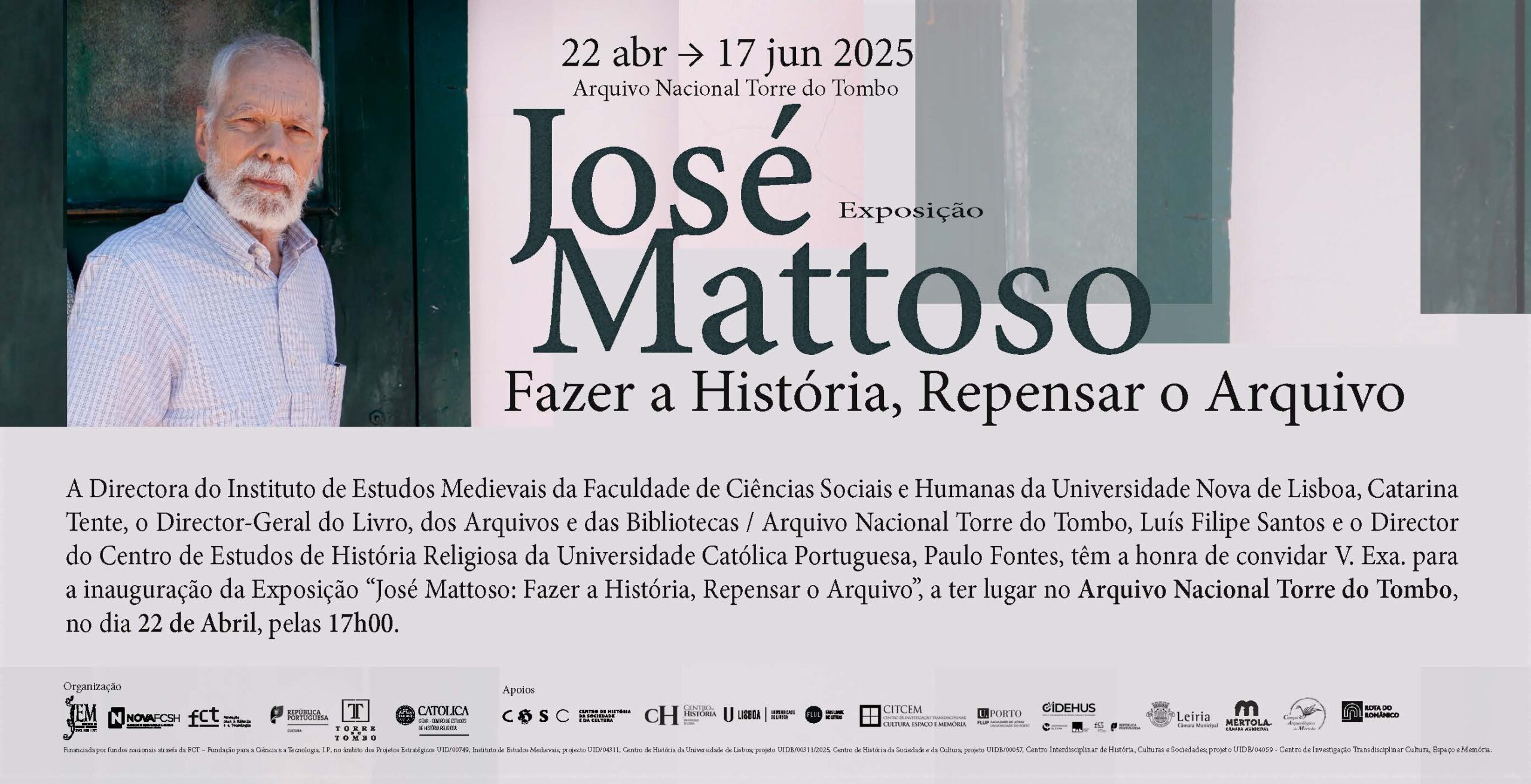 2025-04-22 Exposição José Mattoso Convite V6