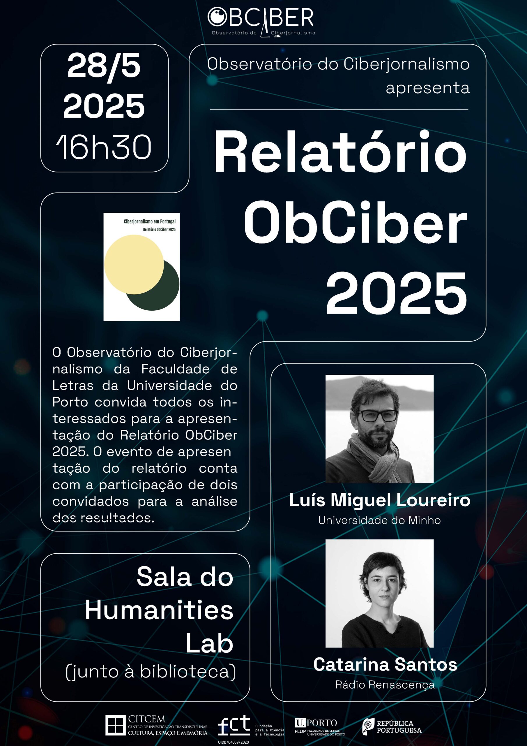 Cartaz_Apresentação Relatório ObCiber